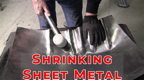 Metal Shaping For Beginners Shrinking Sheet Metal Youtube
