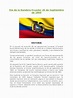 Día de La Bandera Ecuador 26 de Septiembre de 1860 | Bandera | Símbolos ...