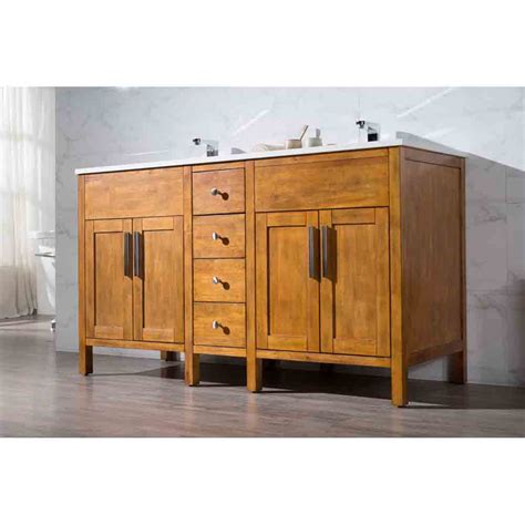 Extra large glass food storage container with wood. Stufurhome Evangeline 59" Double Sink Bathroom Vanity with ...