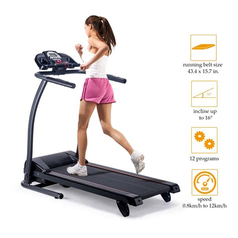 Cardio Machines Motorised Electric Treadmill Running Machine Fitness