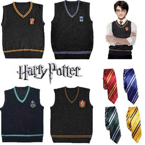 Clothing Shoes And Accessories Harry Potter Vest Tie Gryffindor Wool