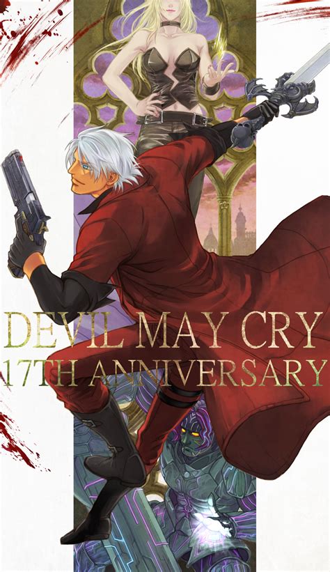 Dante Trish And Nelo Angelo Devil May Cry And More Drawn By Aono