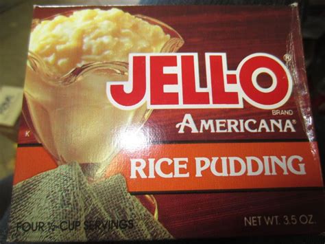Jello Jell O Americana Rice Pudding Box Sealed 35 Oz Kraft General
