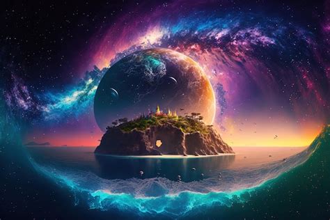 Premium Ai Image Fantasy Dream Universe