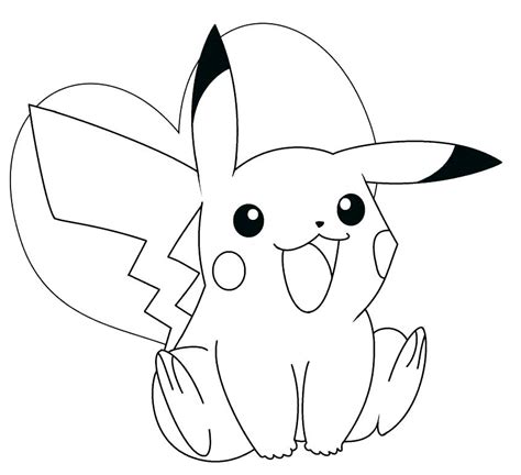 Dibujos Pikachu Para Dibujar Imprimir Colorear Y Recortar Fácilmente