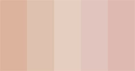 Pale Nude Color Scheme Pink