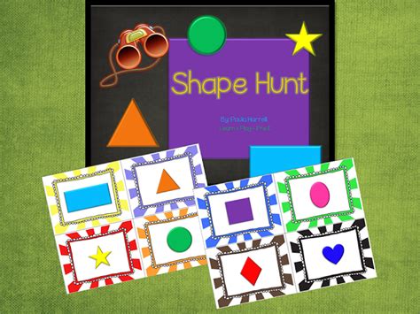 Shape Hunt A Fun Way To Learn Shapes Learn Play Pre K Preschool
