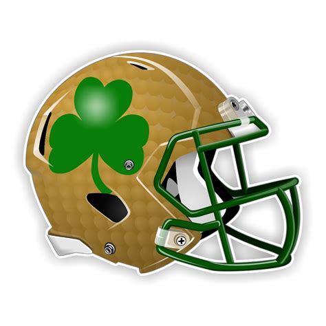 Notre Dame Fighting Irish Football Helmet Precision Cut Decal Sticker