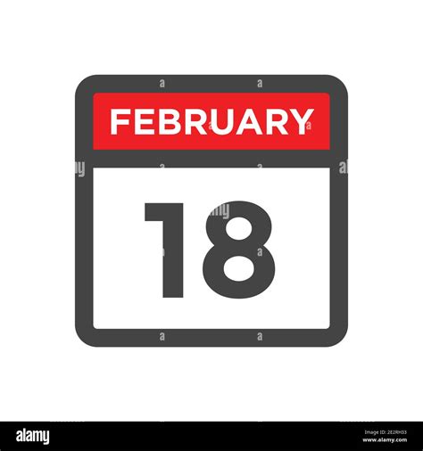 February 18 Stock Vector Images Alamy