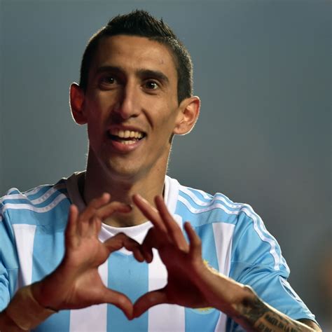 angel di maria double helps sink paraguay as free scoring argentina roar into copa america final
