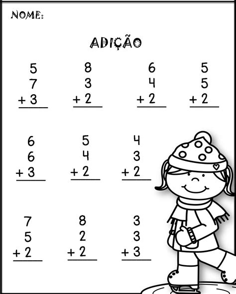 Freewintermathandliteracyprintables Page 003 Atividades Pedagógicas