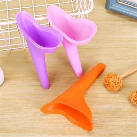 Pisse Debout Orange Urinoir De Pipi En Silicone Pour Femmes Toilettes