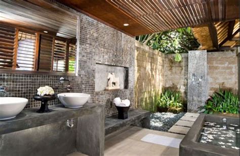 Balinese Bathroom Indoor Outdoor Bathroom Outdoor Baths Outdoor