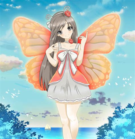 Cute Anime Girl Has Butterfly Wings By Ayanokoji Kun On Deviantart