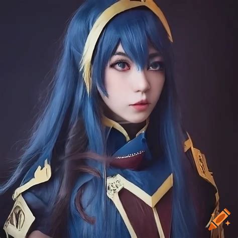 Close Up Portrait Of Lucina Cosplay