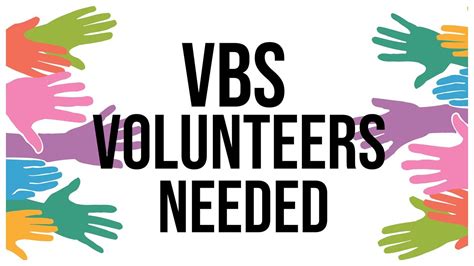 Vbs Volunteers Needed Stone Umc