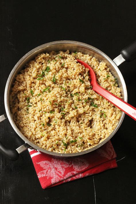 Simple Brown Rice Pilaf Recipe Good Cheap Eats