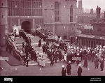 Funeral of Queen Victoria, 2 February 1901, carrying in of the Coffin ...