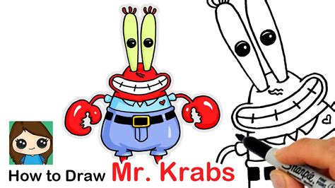 How To Draw Mr Krabs Spongebob Squarepants