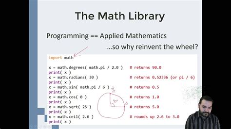 Pythons Math Library Youtube