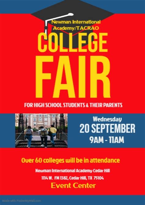 Copy Of College Fair Flyer Postermywall