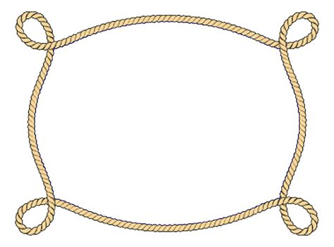 Frame Png Rope Clipart Best