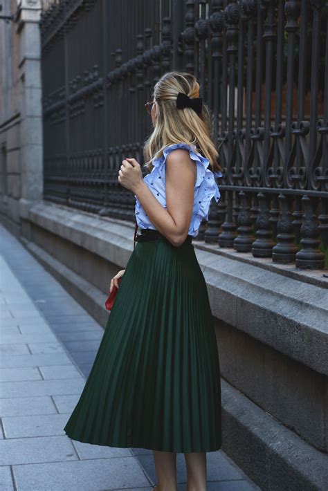 Zara Pleated Skirt Street Style Skirt Outfit Elegantes Dress Outfits