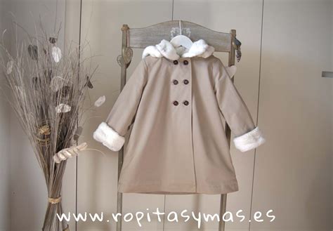 Gabardina Tres Cuartos Cámel De Mia Y Lia Invierno 2019 Ropitasymas