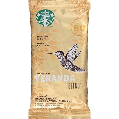 Starbucks Veranda Blend Coffee Blonde 25 Oz 18 Box Bundle Of