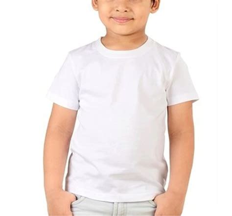 Buy Kids T Shirt For Boy Plain White 2 3 Years At