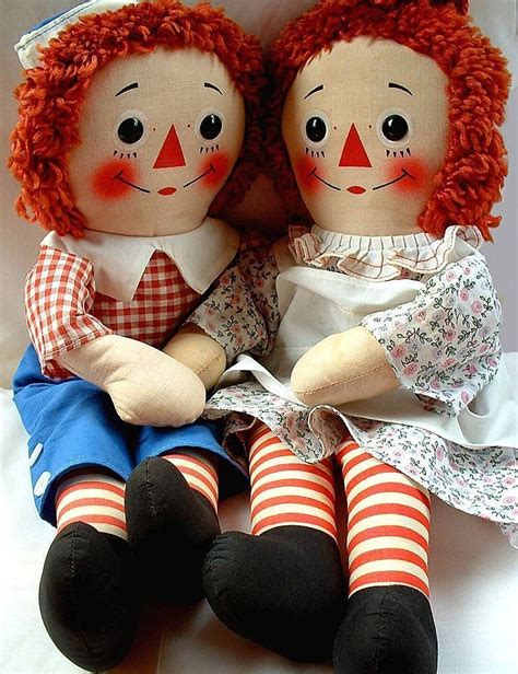 Vintage Raggedy Ann And Andyi Made A Set Just Like These For My