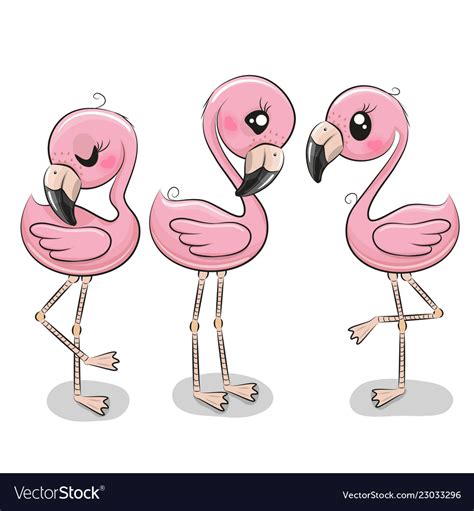 Cute Flamingos Drawing Get Images