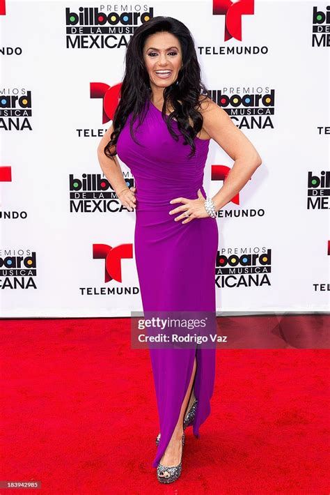 Tv Presenter Penelope Menchaca Attends The 2013 Billboard Mexican