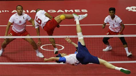 Timnas Indonesia Tampil Gundul Di Final Sepak Takraw Asian Games 2018