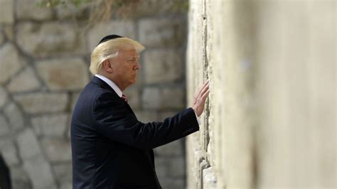 Trump Arrives In Bethlehem For Talks With Palestinian Leader The