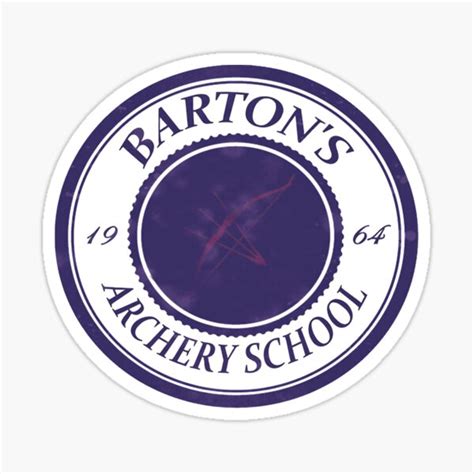 Barton School Of Archery Chest Sticker For Sale By Imconnorbrown