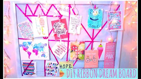 Diy Ribbon Dreaminspiration Board Makeitinmay ♥ Youtube