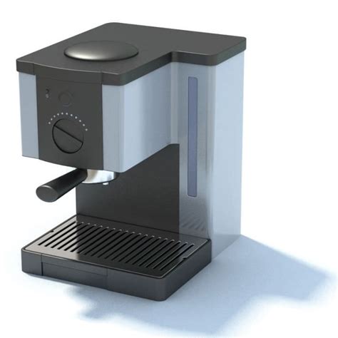 Stainless Espresso Coffee Maker 3d Model Espresso Coffee Coffee