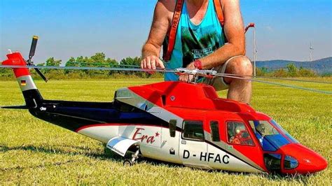 Giant Rc Sikorsky S 76 Scale Turbine Powered Helicopter