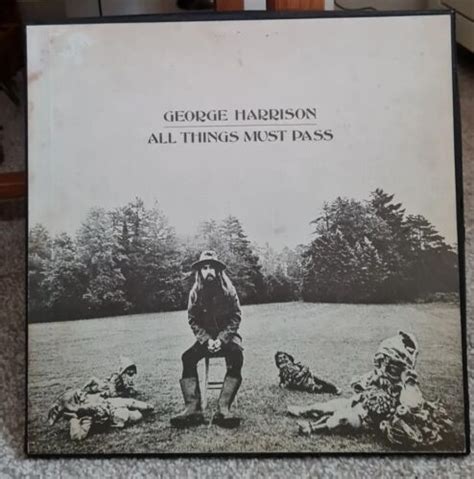 George Harrison All Things Must Pass Uk 3lp Box Set 1st Press Deep Box Beatles Ebay