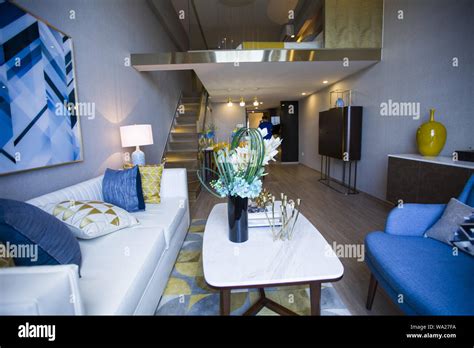 Stylish Sitting Room Stock Photo Alamy