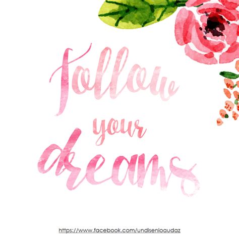 Diseño Audaz Cartel Con La Frase Follow Your Dreams Como Crear