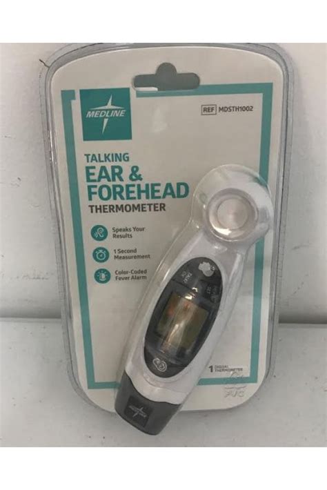 Thermometer Ir Talking Ear And Forehead 1ct