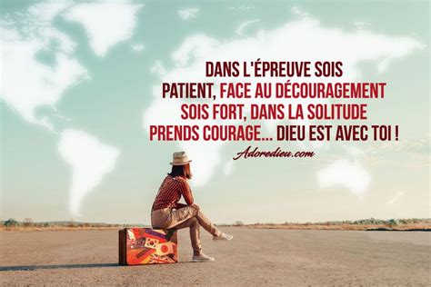 Dans Lépreuve Sois Patient Face Au Découragement Sois Fort Dans La