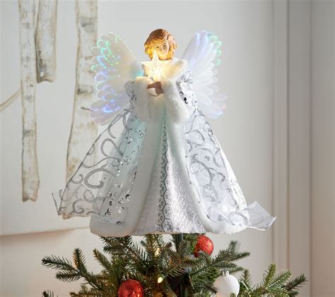 Born Pretty Christmas Tree Top Angel Pendant White Home Decor Ornaments