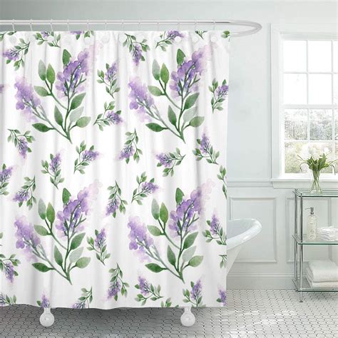 Suttom Background Watercolor Pattern Of Lilac Floral Beautiful Bloom