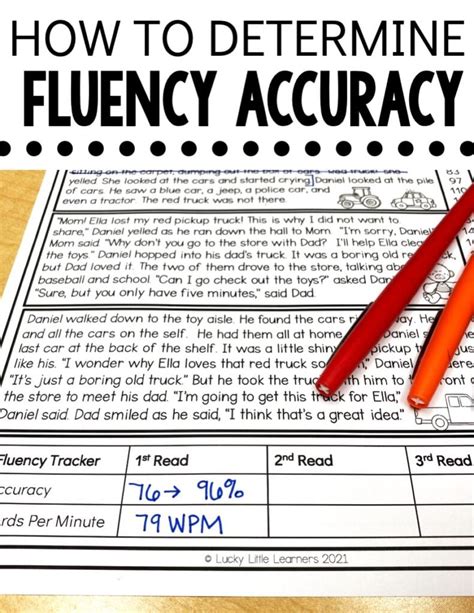 How To Give A Fluency Assessment Lucky Little Learners