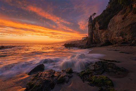 Stunning Sunset from Laguna Beach, CA, USA [OC] : Images