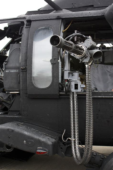 Ge M134 Minigun Aboard An Mh 60 Blackhawk Ge M134 Minigun Flickr