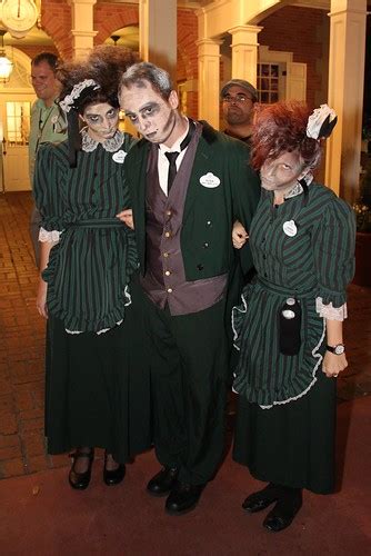 Haunted Mansion Butler And Maids Inside The Magic Flickr